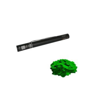 Equinox Electric Confetti Cannon 50cm Green Metallic PVC Confetti (CONF50GM)