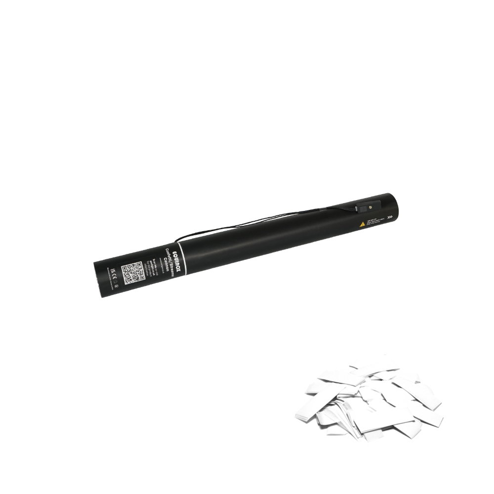 Equinox Electric Confetti Cannon 50cm White Equinox Electric Confetti Cannon 50cm White 55mmØ (CONF50W)