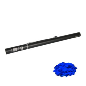 Equinox Electric Confetti Cannon 80cm Blue Metallic PVC 55mmØ (CONF80BM)