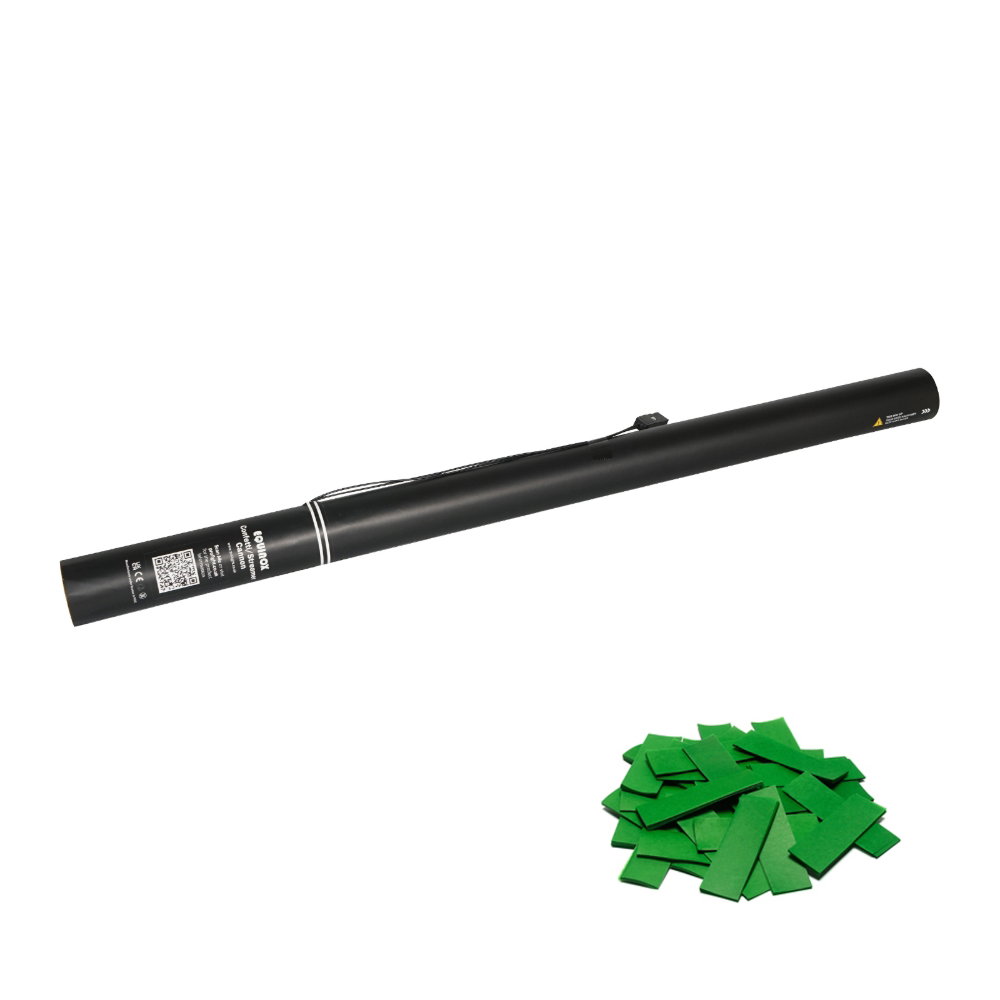 Equinox Electric Confetti Cannon 80cm Dark Green Equinox Electric Confetti Cannon 80cm Dark Green 55mmØ (CONF80DG)