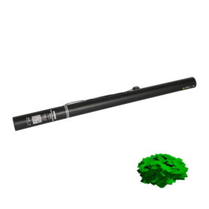 Equinox Electric Confetti Cannon 80cm Green Metallic PVC 55mmØ (CONF80GM)