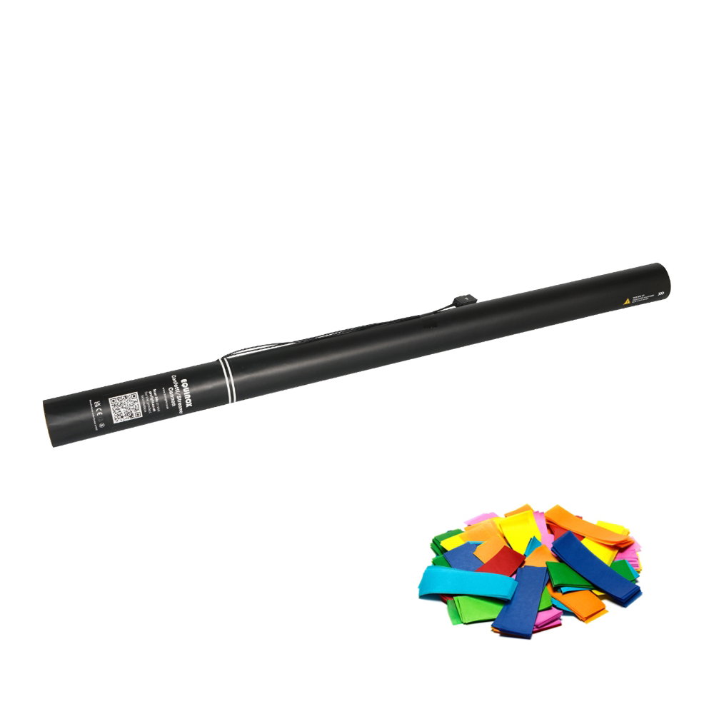 Equinox Electric Confetti Cannon 80cm Multicoloured Equinox Electric Confetti Cannon 80cm Multicoloured 55mmØ (CONF80MU)