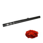 Equinox Electric Confetti Cannon 80cm Red Metallic PVC Pre-Filled (CONF80RM)