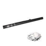 Equinox Electric Confetti Cannon 80cm Silver Metallic PVC Pre-Filled (CONF80SI)