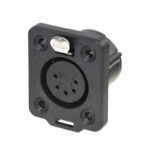 Neutrik NC5FDX-TOP XLR 5-Pin Female Chassis Socket - Rugged DX Series