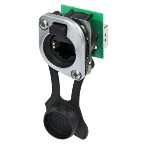 Neutrik NE8FDP-TOP RJ45 Feedthrough Chassis Connector with Sealing Kit (CONN114)