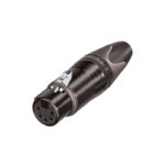 Neutrik XLR 5-Pin Female Socket Black NC5FXX-B
