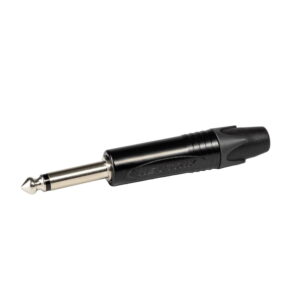 Neutrik NP2X-BAG 2-Pole 6.35mm (1/4″) Jack Plug - Black, TS Mono