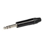 Neutrik NP3X-BAG 3-Pole 6.35mm (1/4″) Jack Plug - Black, TRS Balanced