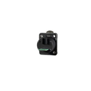 Seetronic SE8FDNH-42 RJ45 Chassis Socket D-Shape Female Chrome CAT6A (CONN1471)