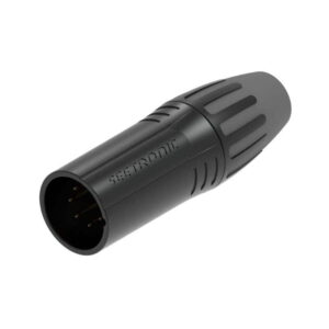 Seetronic SCMM5-BG 5-Pin Male XLR Cable Connector Black Gold Pins (CONN1528)