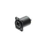Neutrik opticalCON QUAD Chassis Feedthrough IP65 NO4FDW-A