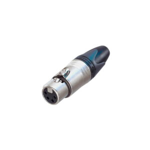 Neutrik NC4FXX 4-Pin Female XLR Cable Connector - Nickel, Silver Contacts (CONN270)