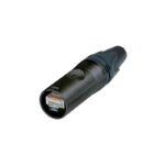 Neutrik etherCON CAT6A RJ45 Cable Carrier Black NE8MX6-B-T
