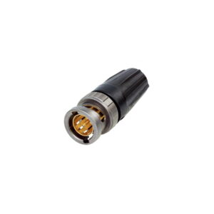 Neutrik NBNC75BLP9X UHD 75-Ohm BNC Connector, rearTWIST (12G-SDI)