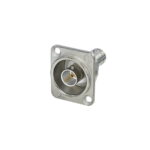 Neutrik BNC Panel Feed-Through Connector 75 Ohm, Grounded (NBB75DFG)