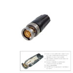 Neutrik NBNC75BTU11X UHD 75-Ohm BNC Connector, rearTWIST (12G-SDI)