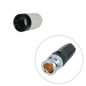 Neutrik rearTWIST Coloured BNC Boot White (BST-BNC-9)