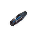 Neutrik NC10FXX-14-B 8+2 Pole Female XLR Cable Socket (10-Pole, Black)