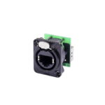 Neutrik etherCON CAT5 IDC Feedthrough Panel Connector (NE8FDP-B)