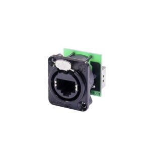 Neutrik etherCON CAT5 IDC Feedthrough Panel Connector (NE8FDP-B)