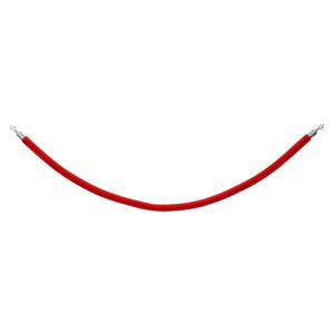 Elumen8 Red Velvet Barrier Rope, Chrome Ends (ELUM312A)