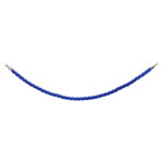Elumen8 Blue Twisted Barrier Rope, Chrome Ends (ELUM312E)