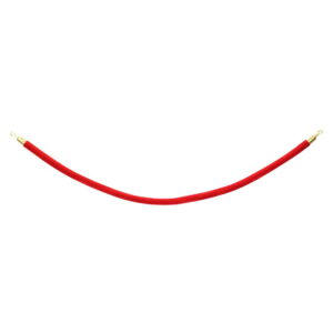 Elumen8 Gold Queue Barrier Rope, Red Velvet (ELUM314A)
