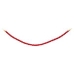 Elumen8 Gold Queue Barrier Rope, Red Twisted (ELUM314D)