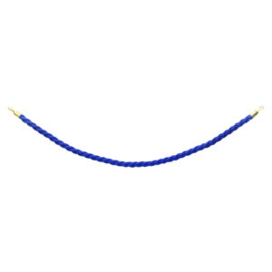 Elumen8 Gold Queue Barrier Rope, Blue Twisted (ELUM314E)