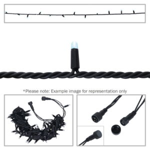 Elumen8 Rubber Connectable Dimmable LED String Lights Cool White 20m (ELUM653)