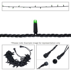 Elumen8 Rubber Connectable Dimmable LED String Lights Green 10m (ELUM656)