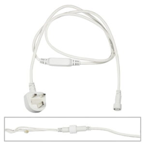 Elumen8 String/Net Lights 13A Power Supply Lead White (ELUM660A)