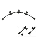 Elumen8 String/Net Lights Adaptor Cable 1-In 3-Out 0.4m (ELUM664)