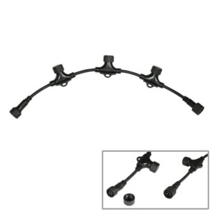 Elumen8 String/Net Lights Adaptor Cable 1-In 3-Out 0.4m (ELUM664)