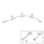 Elumen8 String/Net Lights 1-to-3 Adaptor Cable 0.4m White (ELUM664A)