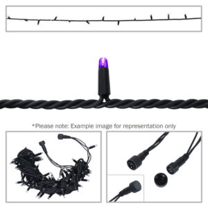 Elumen8 Rubber Connectable Dimmable LED String Lights Purple 10m (ELUM672)