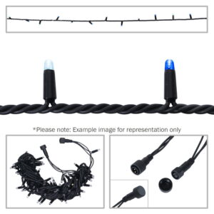 Elumen8 Rubber Connectable Dimmable LED String Lights Blue/Cool White 20m (ELUM675)