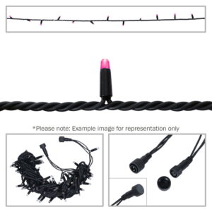Elumen8 Connectable Dimmable LED String Lights Pink 20m (ELUM679)