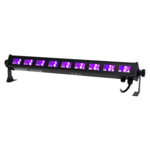 Equinox UV Mini Batten 9 Blacklight Bar 9 x 3W UV COB LED 394-410nm (EQLED027)
