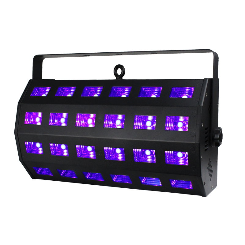 Equinox UV Power Flood Equinox UV Power Flood 24 x 3W UV LED 395nm DMX Blacklight 60° (EQLED029)