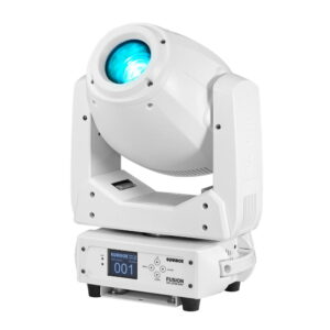 Equinox Fusion 200 Zoom Spot 200W LED Moving Head White Housing (EQLED054A)
