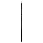 Equinox Pipe and Drape Vertical Upright 1.8m-4.2m Telescopic Black 70mm Ø (EQLED300)