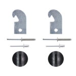 Equinox Pipe and Drape Cross Bar End Repair Kit Hook Ends and Rivets (EQLED305)