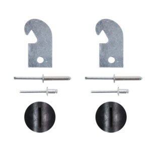 Equinox Pipe and Drape Cross Bar End Repair Kit Hook Ends and Rivets (EQLED305)