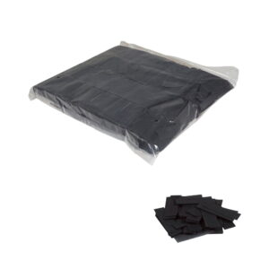 Equinox Loose Confetti 17 x 55mm Black 1kg Refill Bag (EQLED400BLK)