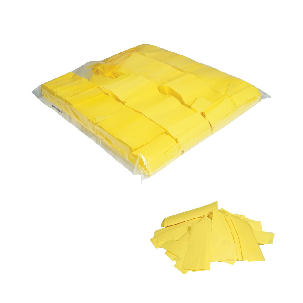 Equinox Loose Confetti 17 x 55mm - Yellow 1kg Equinox Loose Confetti 17 x 55mm Yellow 1kg Refill Bag (EQLED400Y)