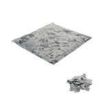 Equinox Loose Confetti Squares 17 × 17mm Metallic Silver 1kg (EQLED401SI)