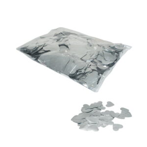 Equinox Loose Confetti Hearts 55mmØ Metallic Silver 1kg (EQLED402SI)