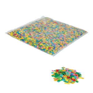 Equinox Loose Confetti 10 × 10mm Multicoloured Paper 1kg (EQLED410MU)